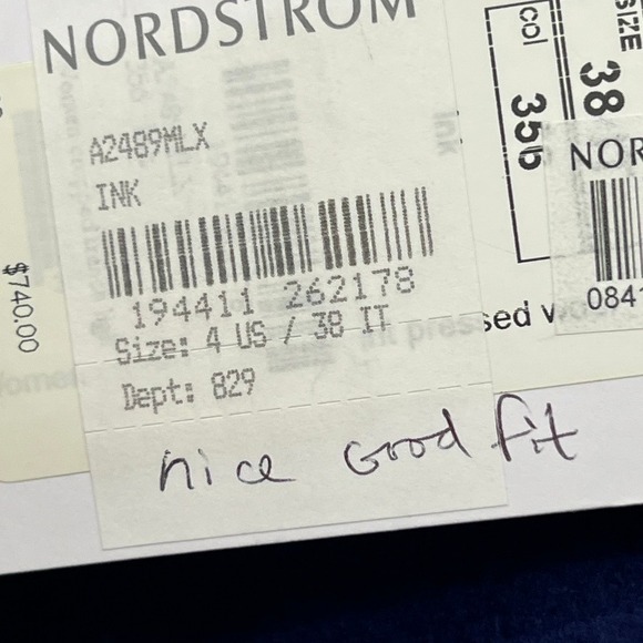 Harris Wharf London Womens Coat US 4 NWT $740 Double Breasted Blue Solid Jacket - Picture 5 of 8